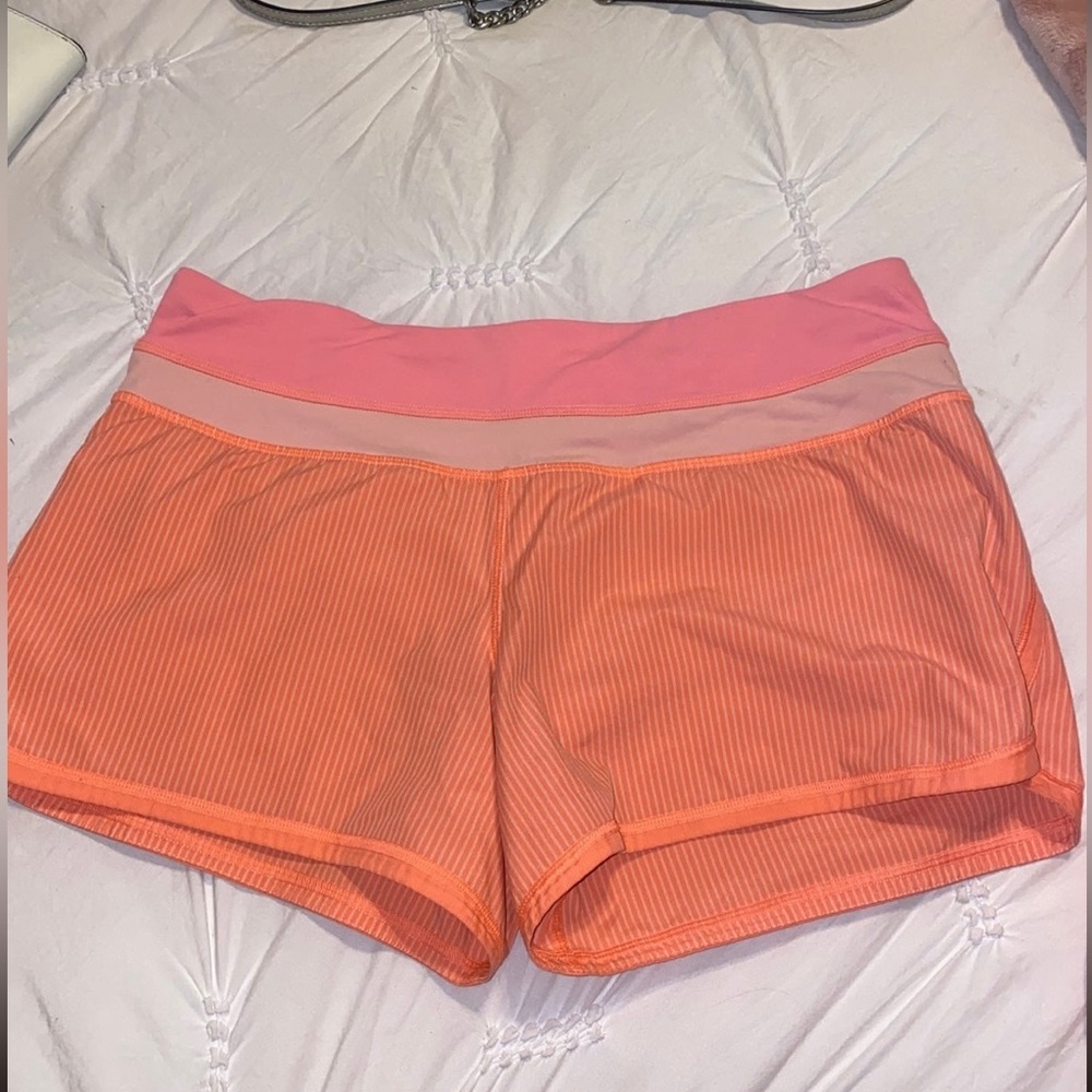 Size 8 Lululemon Orange and Pink trackers